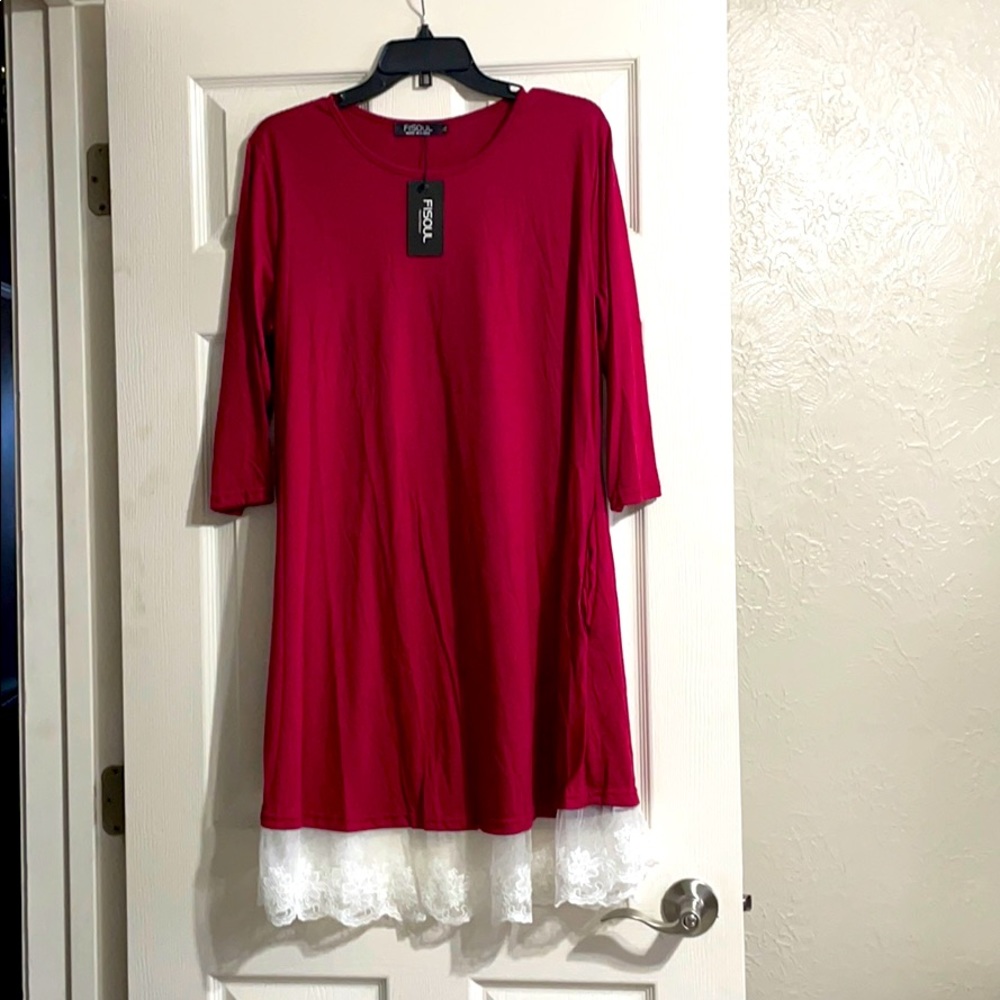 3/4 sleeve oversize shirt.